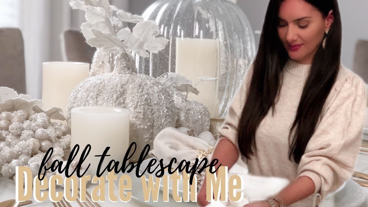 FALL DECORATE WITH ME! DINING ROOM STYLING FOR FALL! NEW ZGALLERIE FALL DECOR!