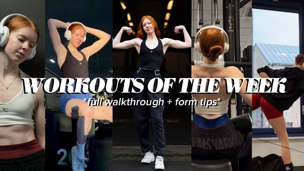 My Full Week Of Workouts: How to *ACTUALLY* Transform your Physique