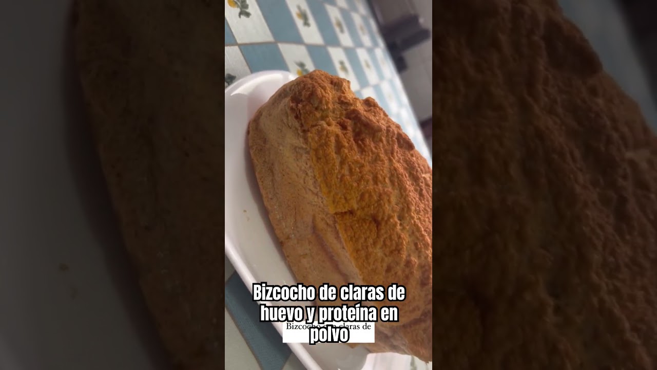Bizcocho de claras de huevo y prote&iacute;na!! #estilodevida #healthy #realfood #realfooder #saludable