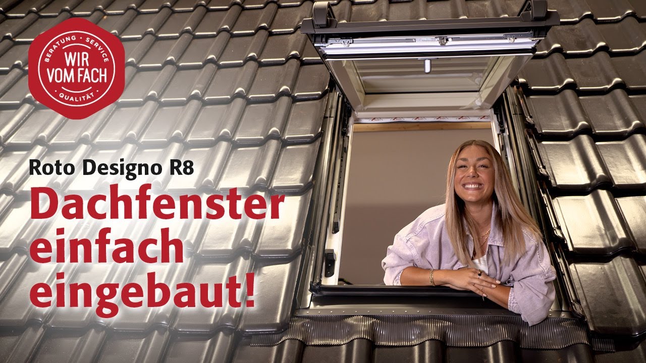 Dachfenster einfach eingebaut! | Roto Designo R8