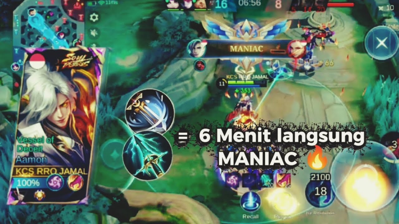 BUILD AAMON TERSAKIT AUTO MANIAC 🔥 - MOBILE LEGENDS 