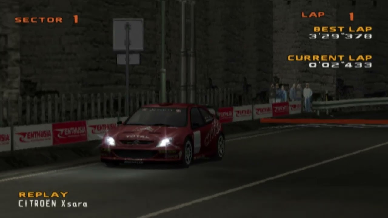 Enthusia: Professional Racing - Dragon Range Downhill 3'29