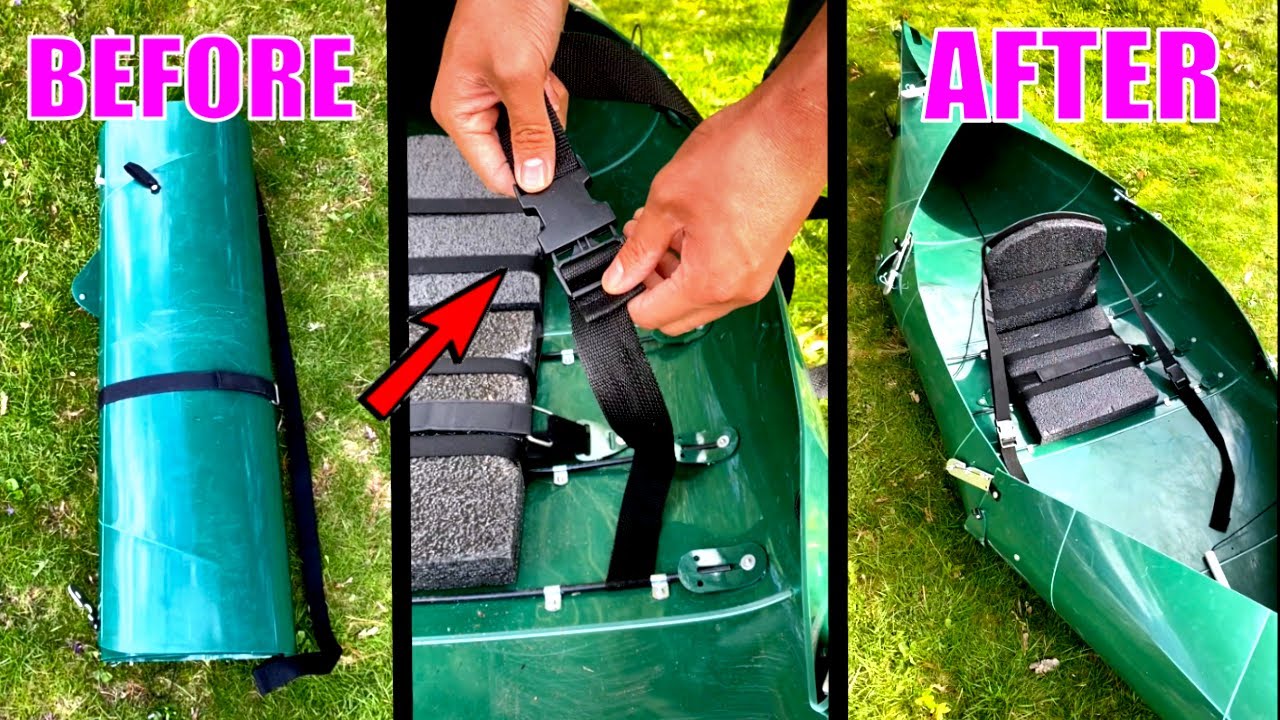 FOLDABLE 10-Foot Kayak turns into a 4-Foot Satchel 🤯