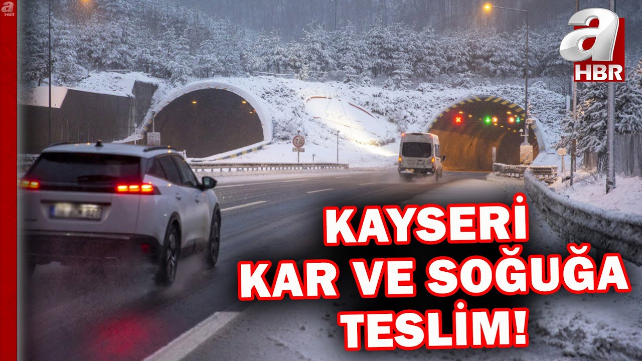 Kayseri kar ve soğuğa teslim! Kar yağışı nerelerde etkili? | A Haber