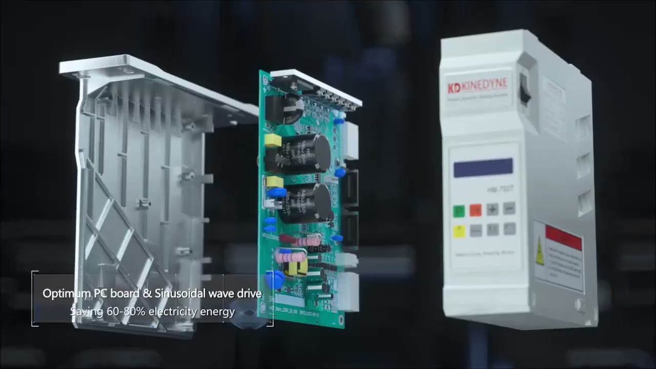 motor servo con posicionador de aguja Kinedyne HM 750T de HIGHTEX