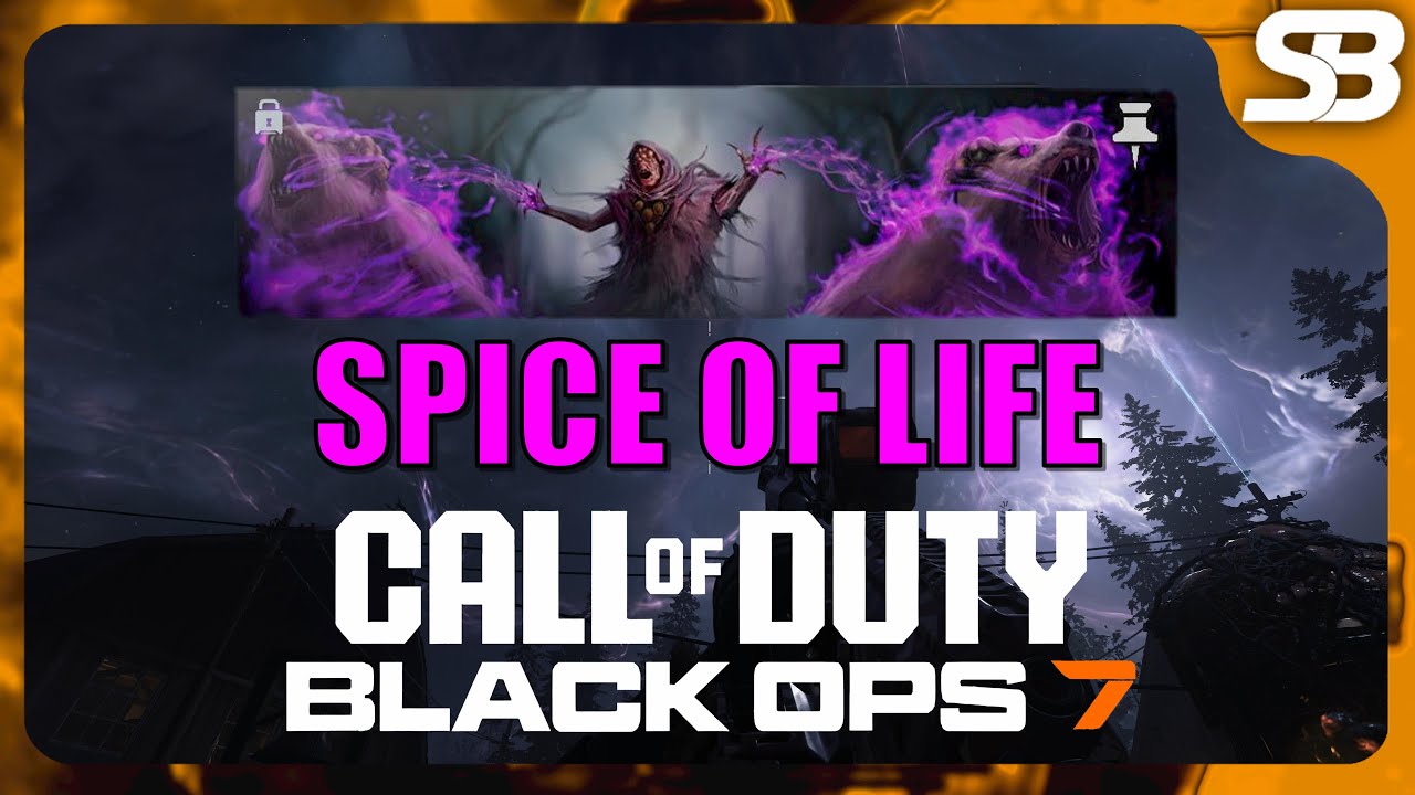 BO7 Spice Of Life Calling Card (Black Ops 7 Zombies Spice Of Life Calling Card)