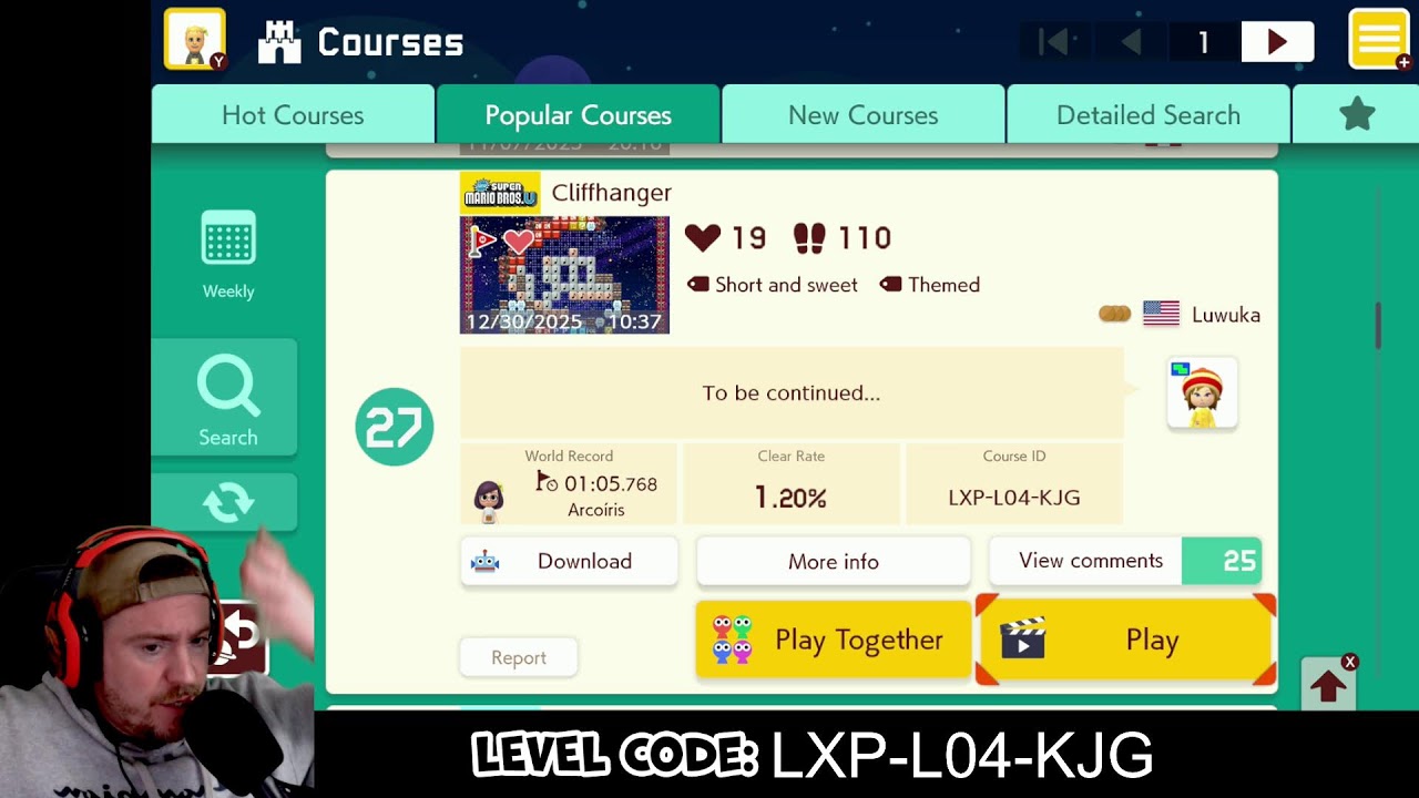 Levels By Jadizel (H6K-510-GGF) Family Friendly Mario Maker 2 | Nintendo Switch 2