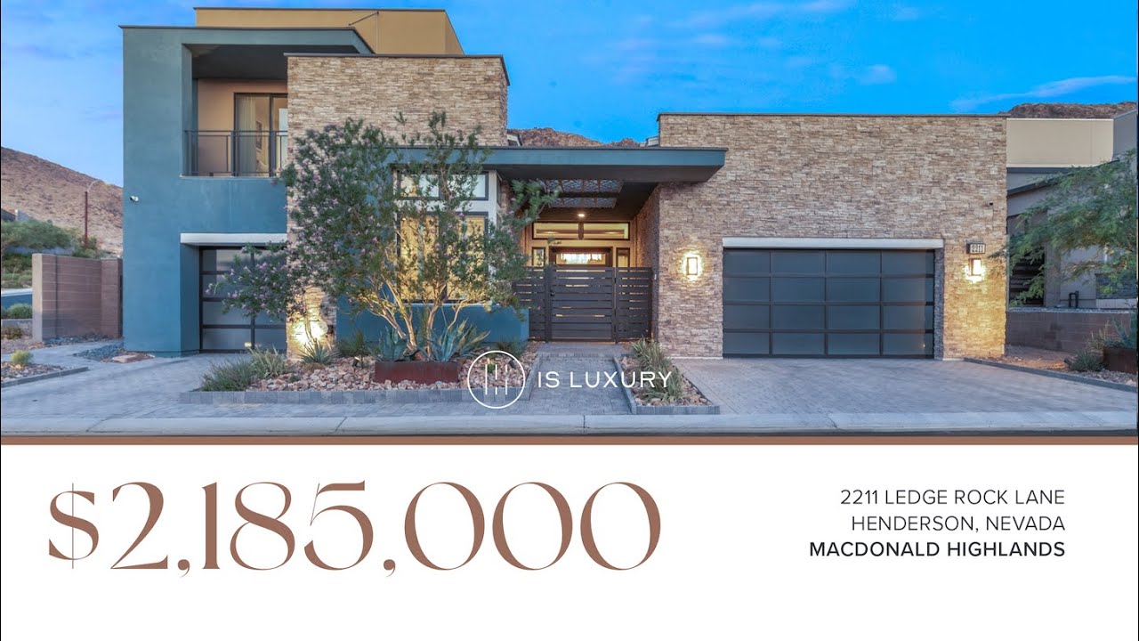 2211 Ledge Rock Lane, Henderson, Nevada | IS LUXURY