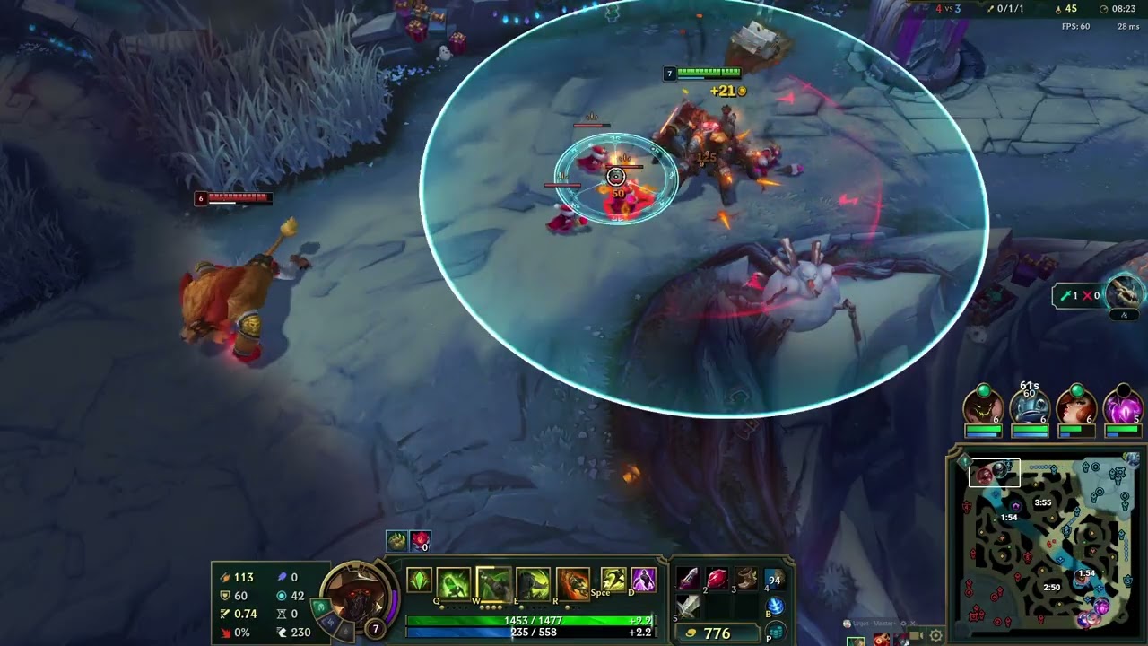 Urgot vs Gnar | Ranked Game | TOP | LOL | Casual Gameplay |