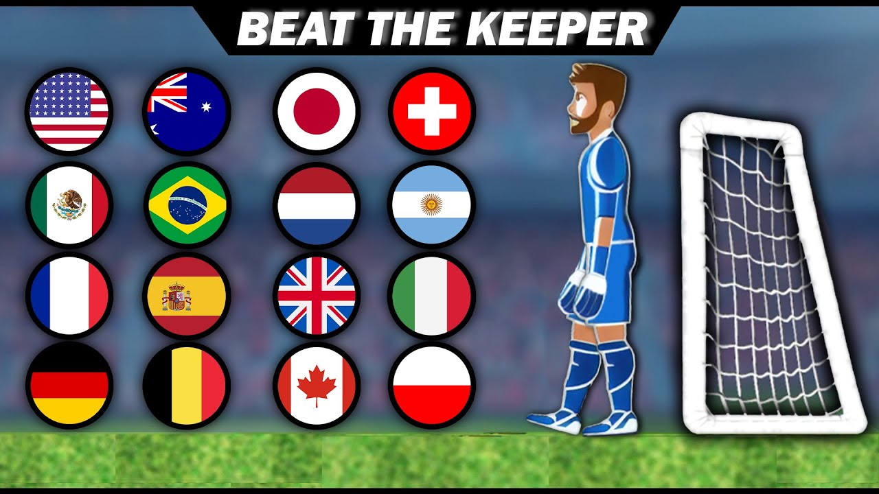 BEAT THE KEEPER | Marble Soccer Race Tournament