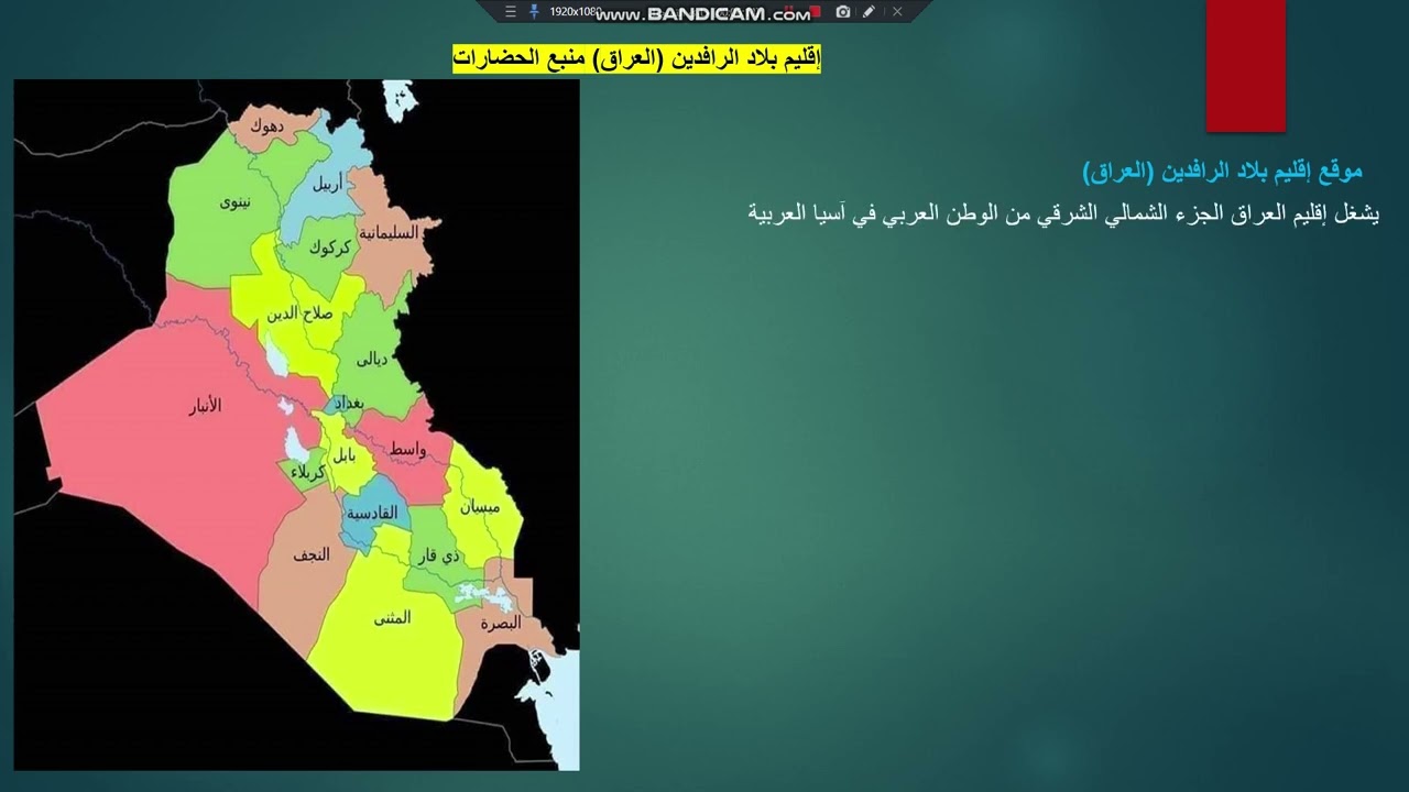 الأقاليم الجغرافية للوطن العربي جغرافيا الصف التاسع