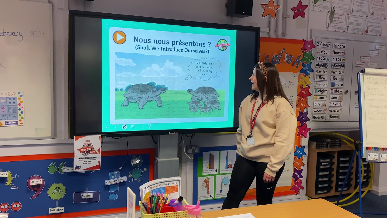 Year 5 and 6 - French Lesson 1