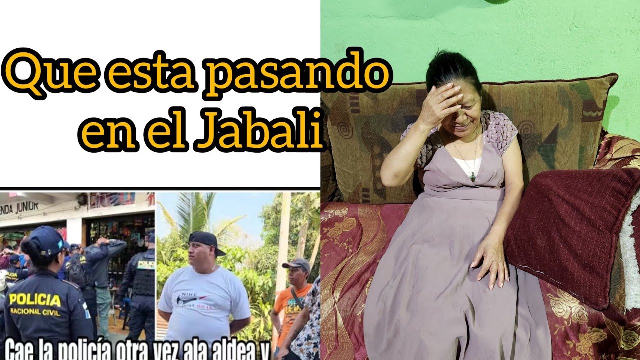 Doña Tonita preocupada por sus sere queridos  por la situación que esta pasando en el Jabali 