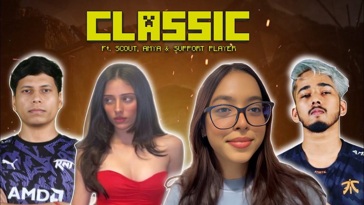 Classics with ScoutOp Amya And Support player😂🦆@SENSEIOGyt @officialscoutop @AmyaBhagat