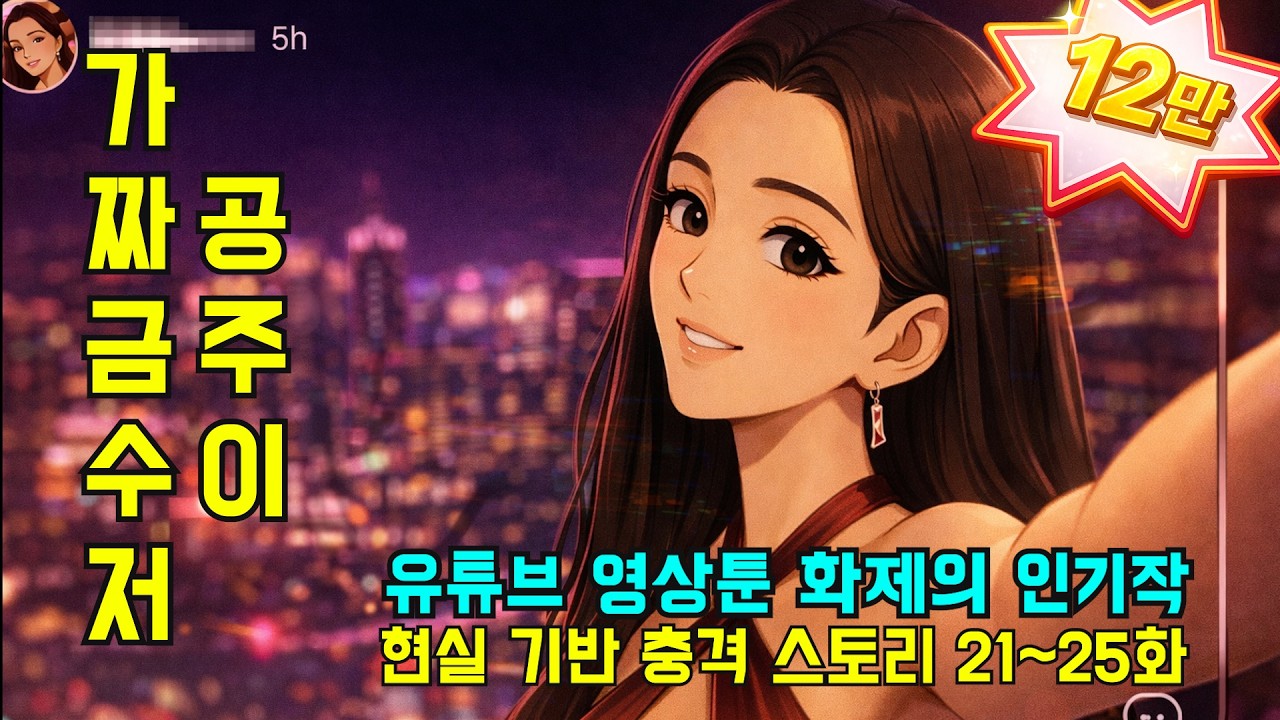 가짜 금수저, 들키지 않으면 진짜니까 (21~25화 통합본) #공주이 #영상툰