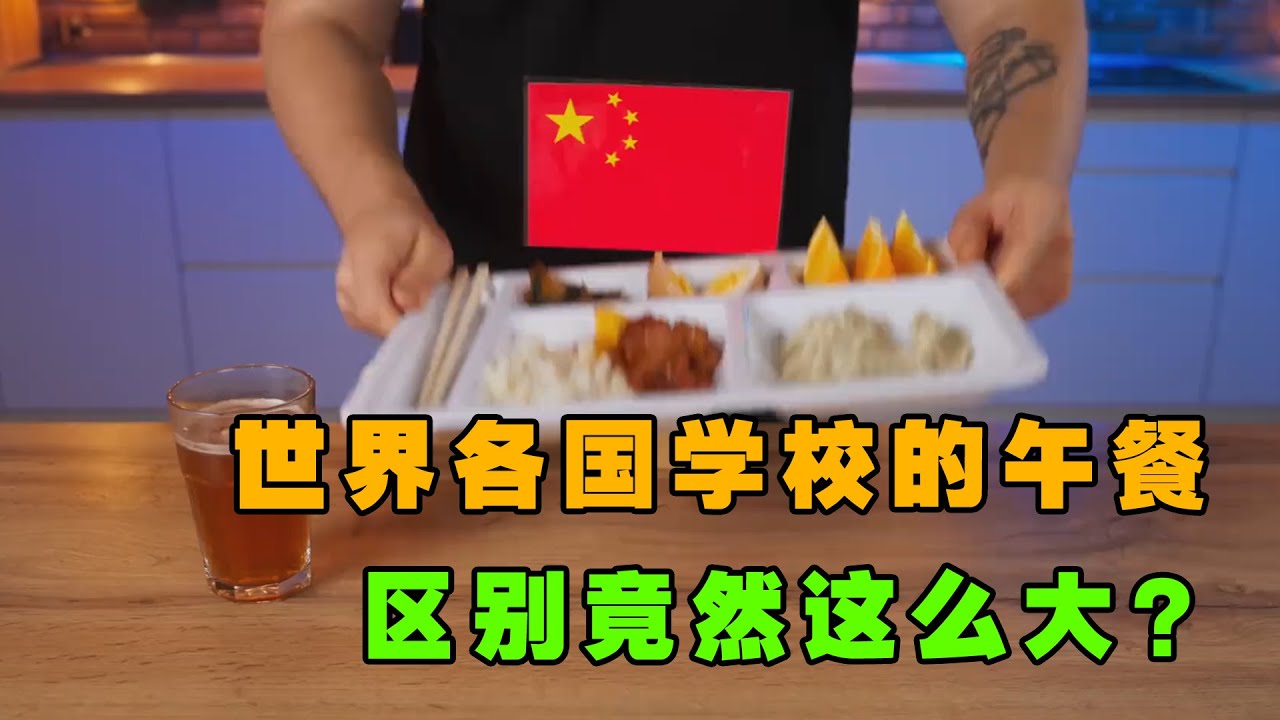 世界各国学校午餐区别竟然这么大？印度更是离谱！#综艺 #解说 #解說