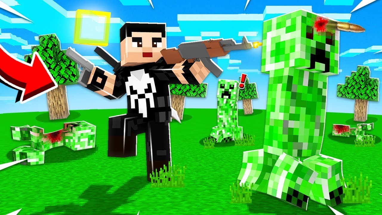 Playing MINECRAFT As THE PUNISHER!