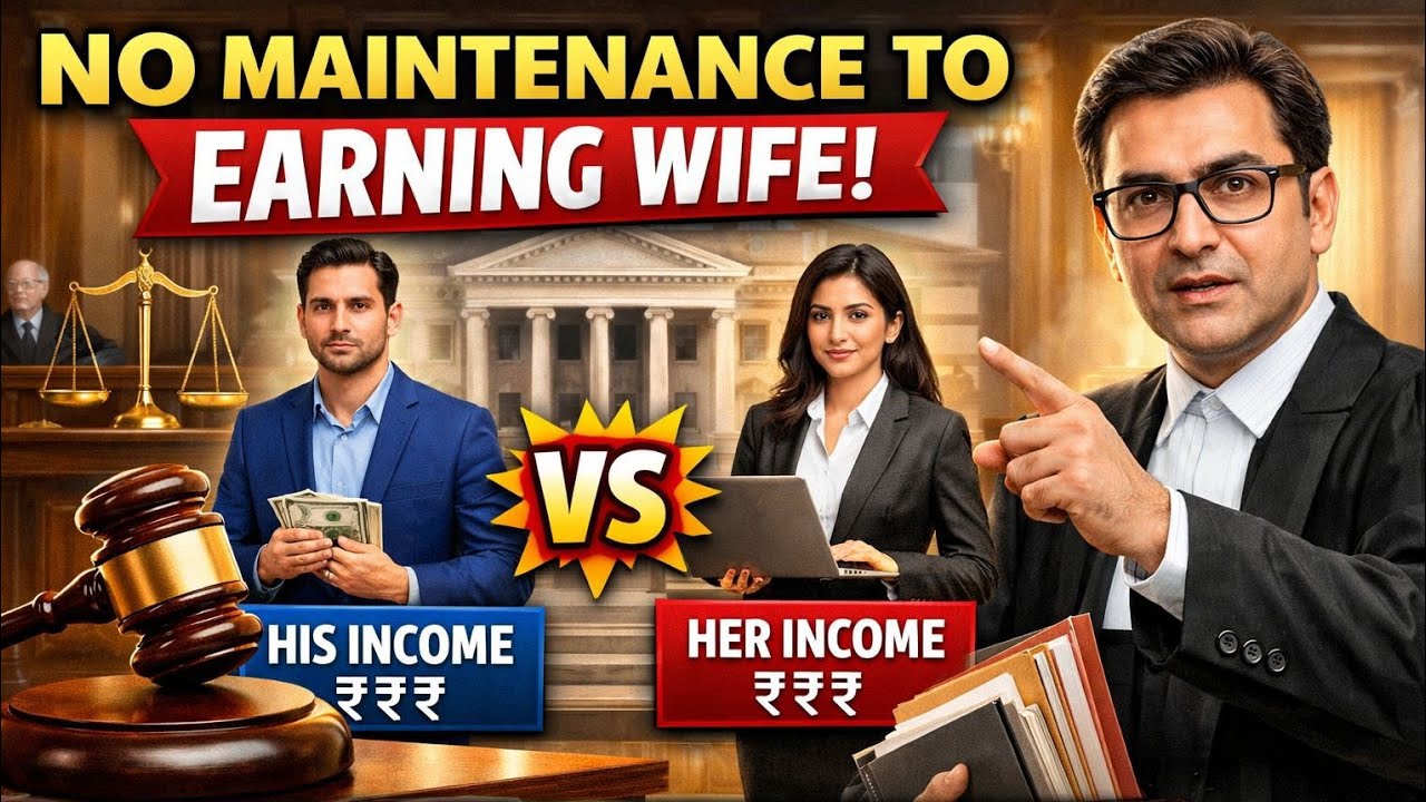 No Maintenance to earning wife? No Property in Alimony? divorce cases, Call recording Valid in court