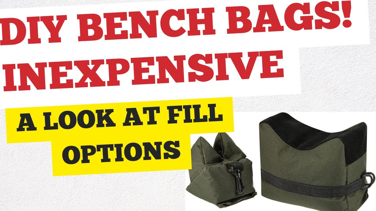 INEXPENSIVE DIY Bench bags! Let's look at some fill options!
