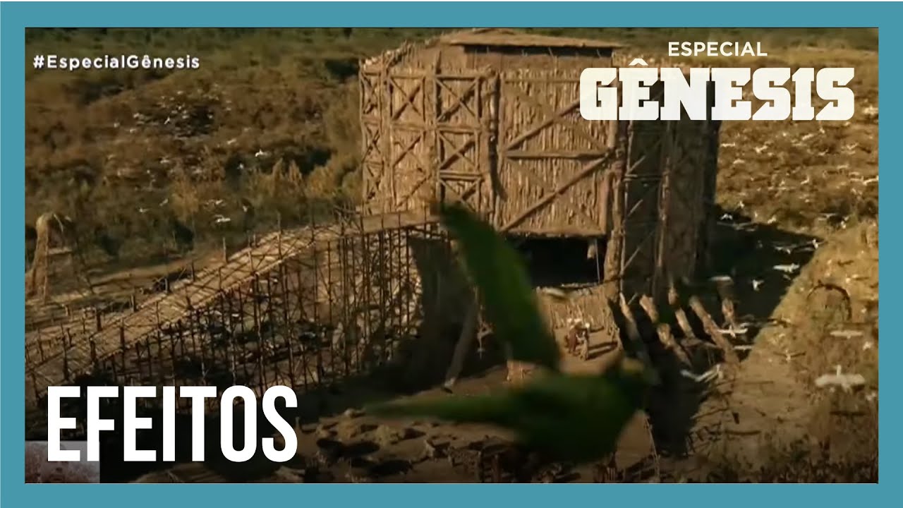 Veja como são criados os cenários e efeitos especiais de Gênesis I Especial Gênesis