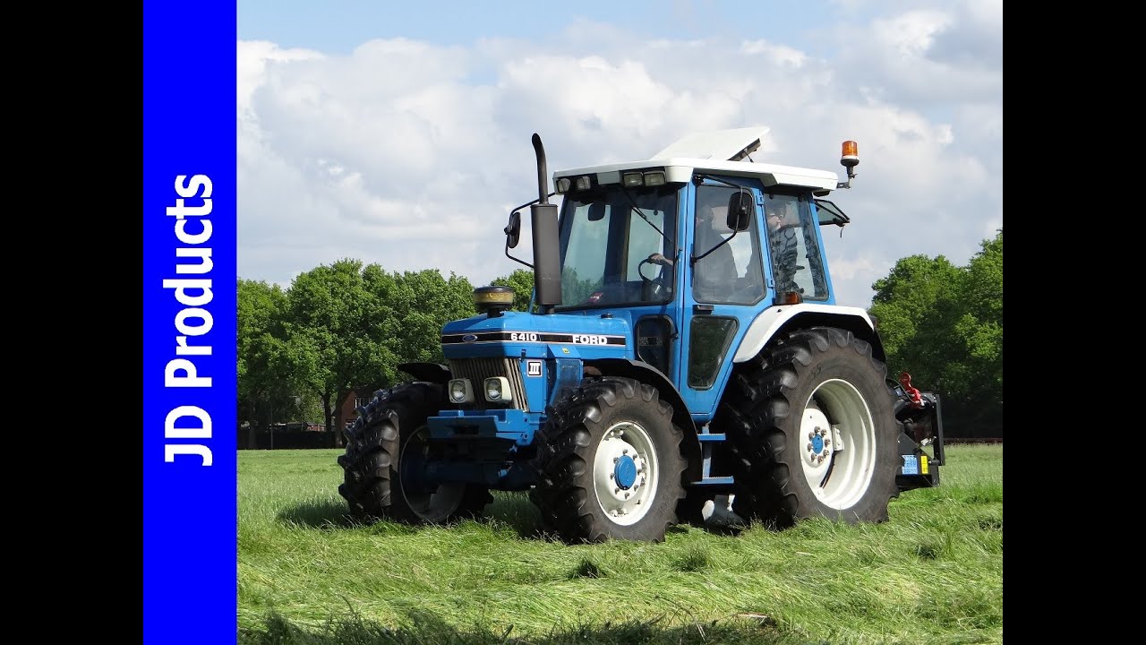 Ford 6410/Gras maaien/Mowing grass/Gras m&auml;hen/Hulshorst/Kuhn PZ 280/The Netherlands