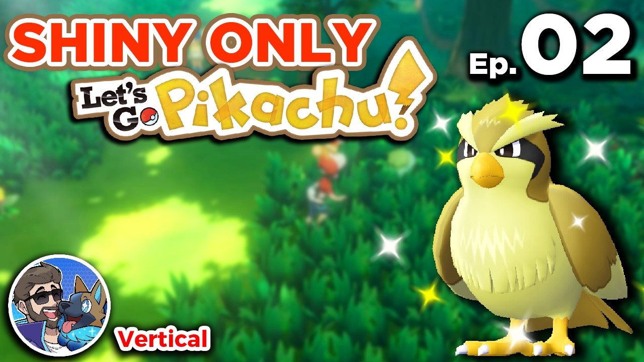 Lets GO Pikachu✨Shiny Pokemon✨ONLY Ep. 2🔴LIVE! Vertical