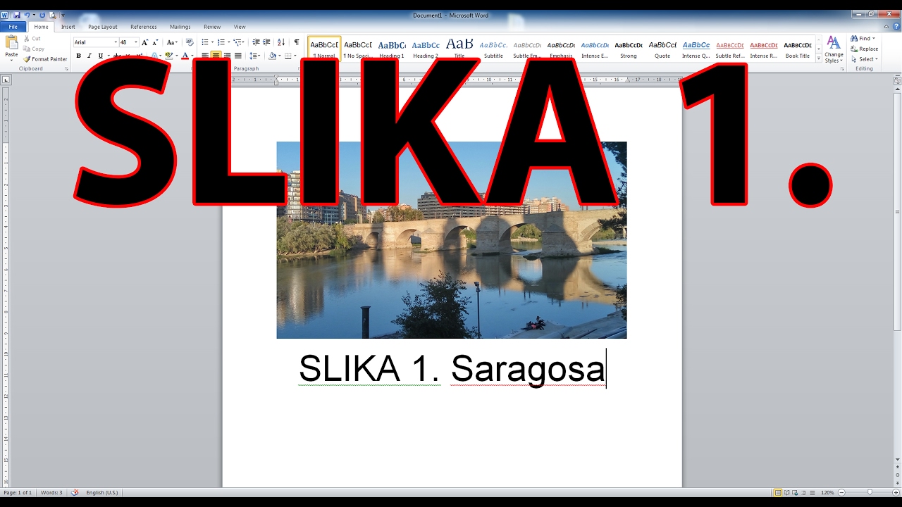 Rad sa slikama u Wordu | Numeracija slika | TV Rovac