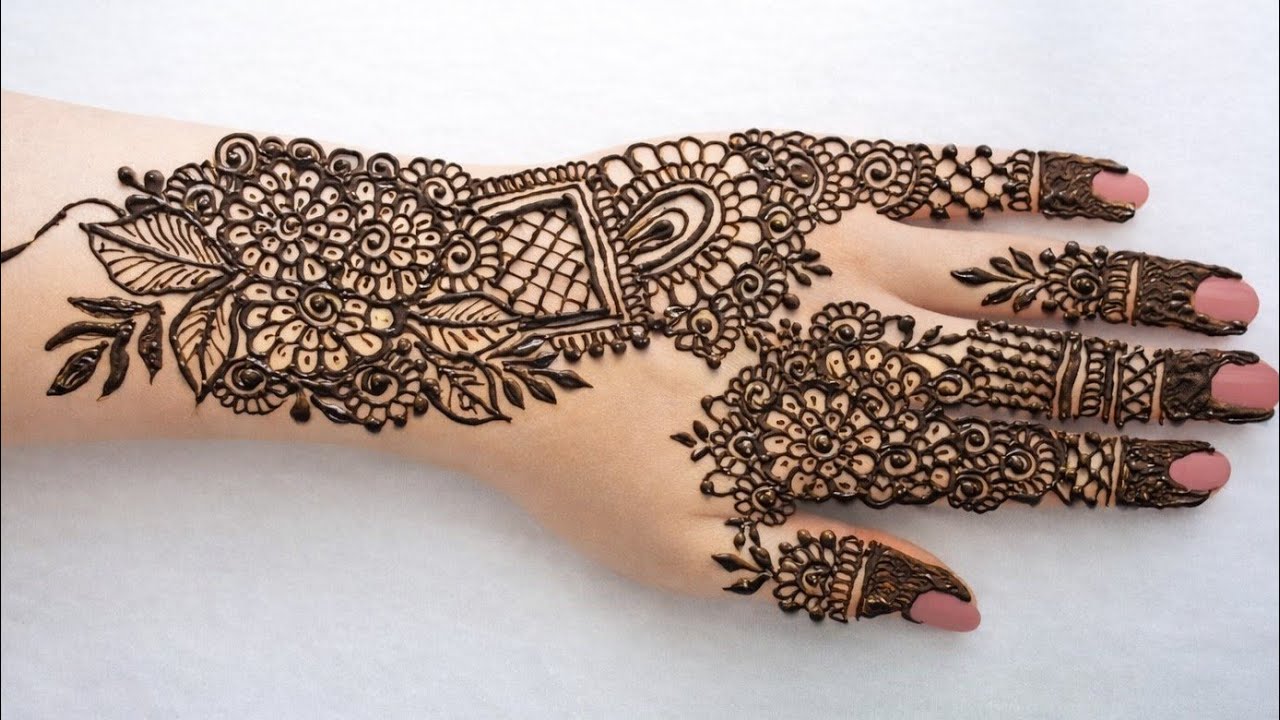Latest back Mehndi Design♥️ | Full Hand Mehndi | Trending Henna Design #mehndi