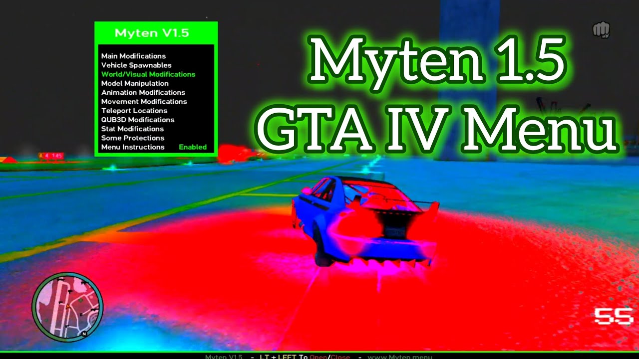 GTA IV | Myten 1.5 VIP | XEX Mod Menu | (RGH/JTAG) [+Download]
