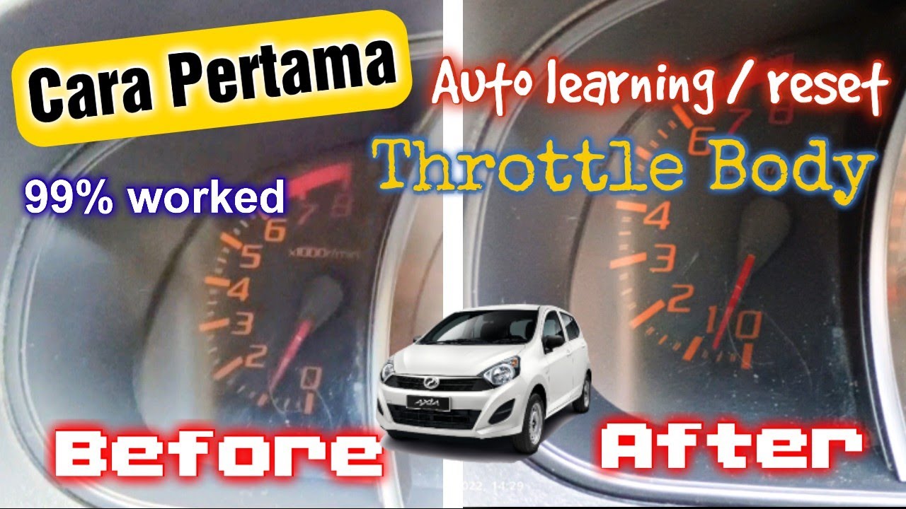 Auto Learning dan Reset Throttle Body Axia | Perodua Toyota