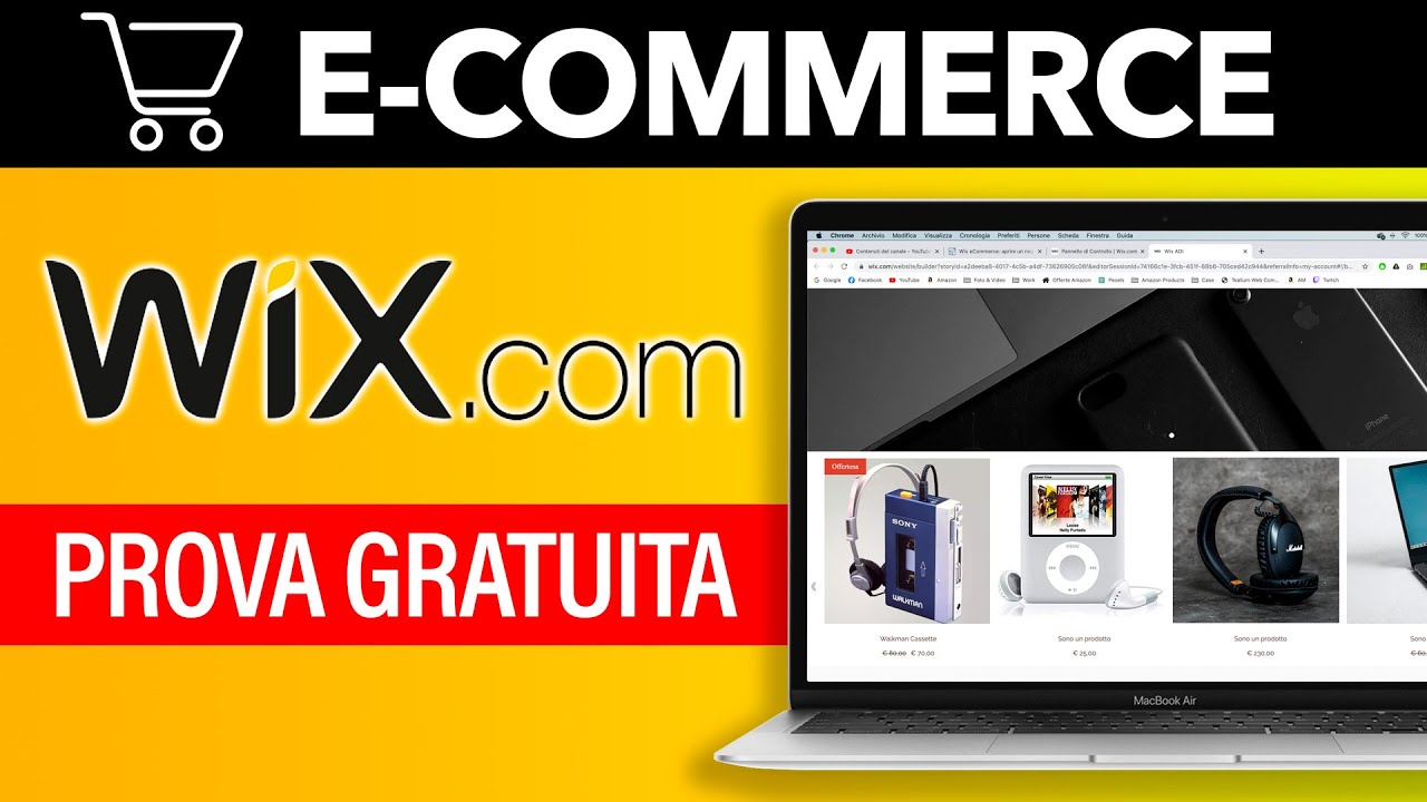 CREARE un E-Commerce FACILE con WIX