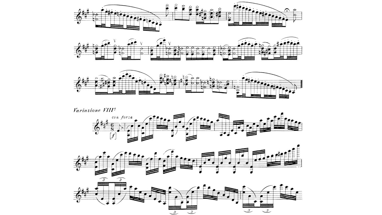 Nel cor più non mi sento MS 117 By Niccolò Paganini (with Score)