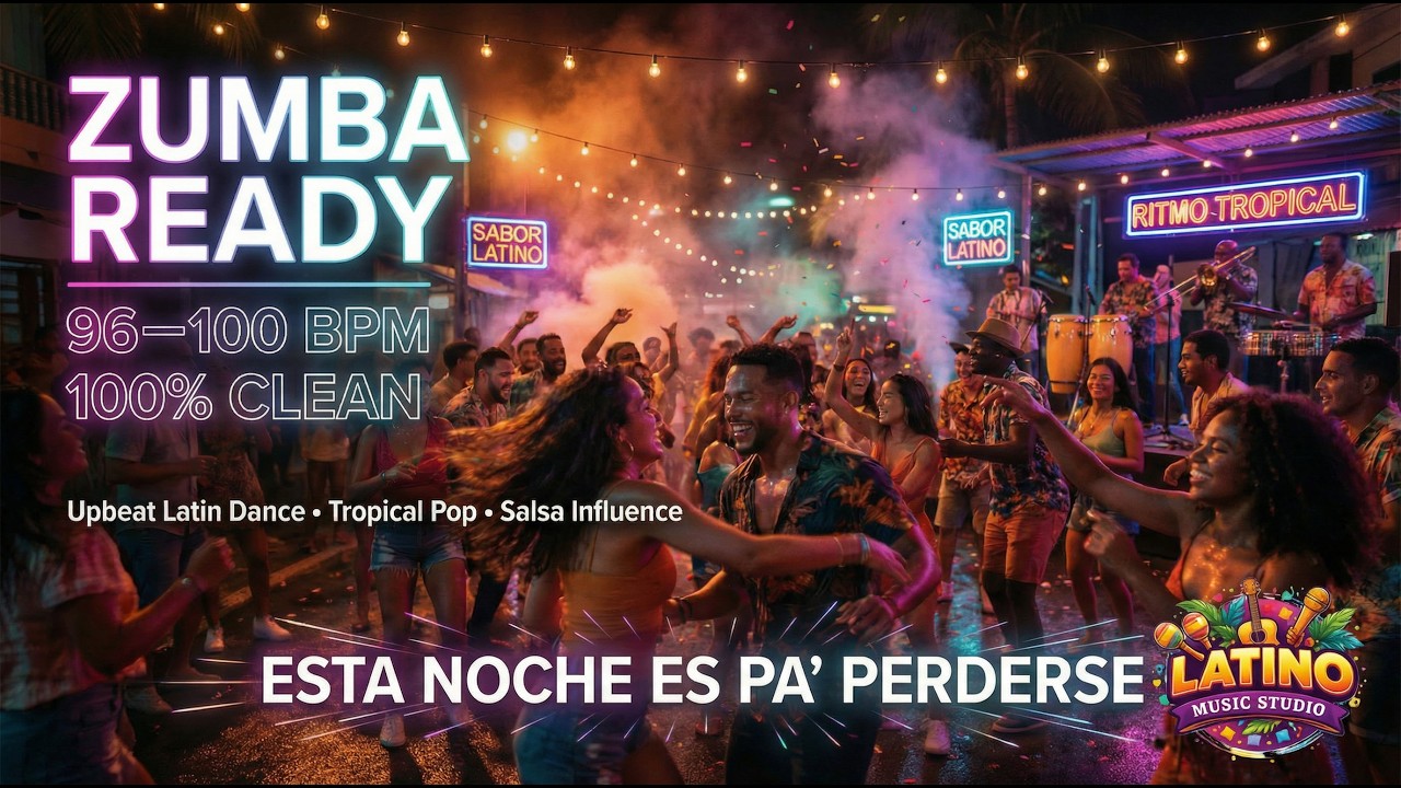 Esta Noche Es Pa’ Perderse – Tropical Latin Dance Anthem | 98 BPM Original Music 🌙🔥