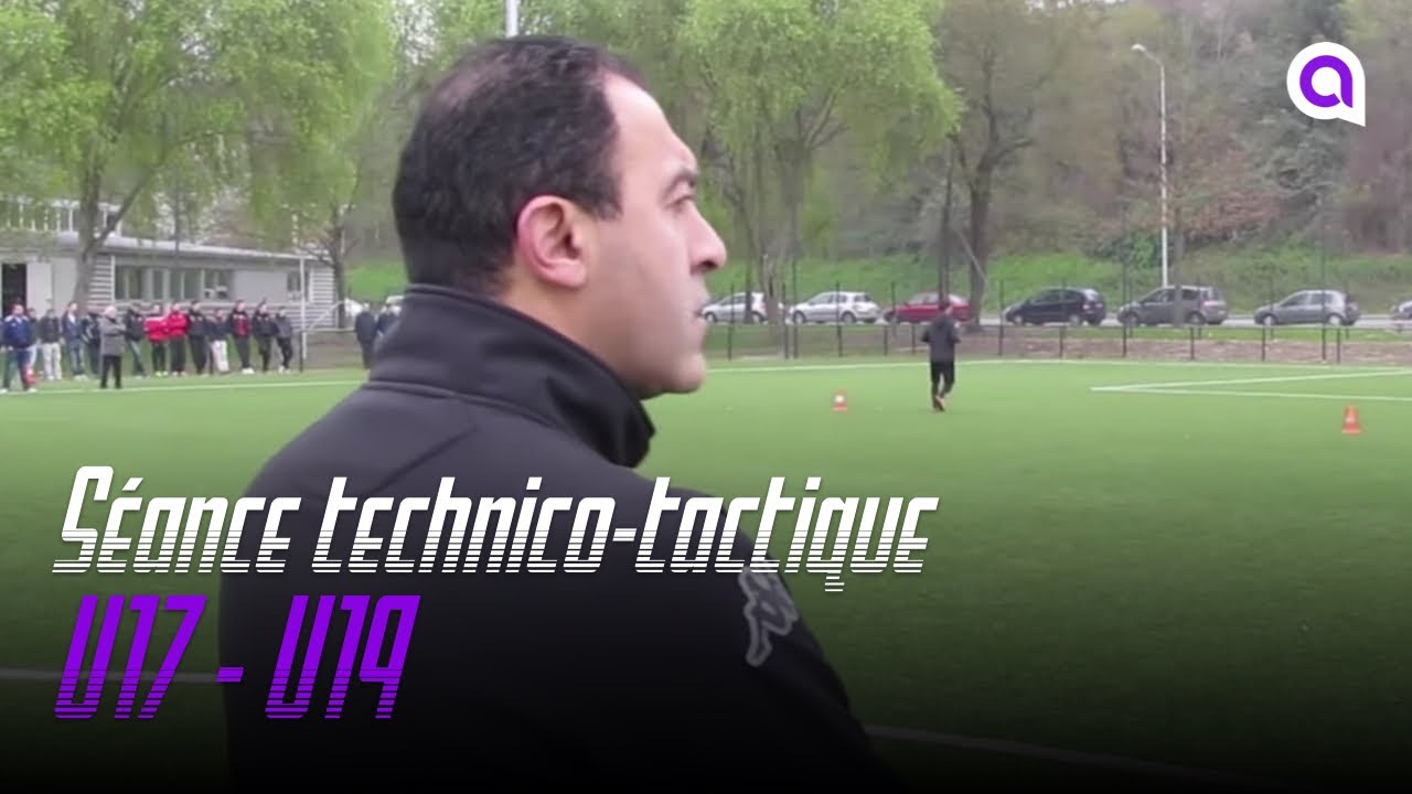 Séance d'entraînement avec les U17-U19 du SCO Angers