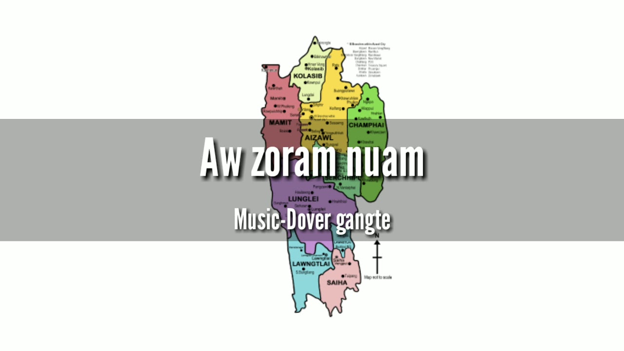 Daduhi-Aw zoram nuam||karaoke with lyrics video||