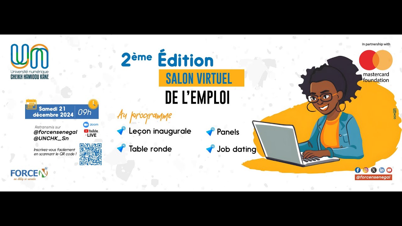 2ème édition du salon virtuel de l’emploi du programme FORCE-N