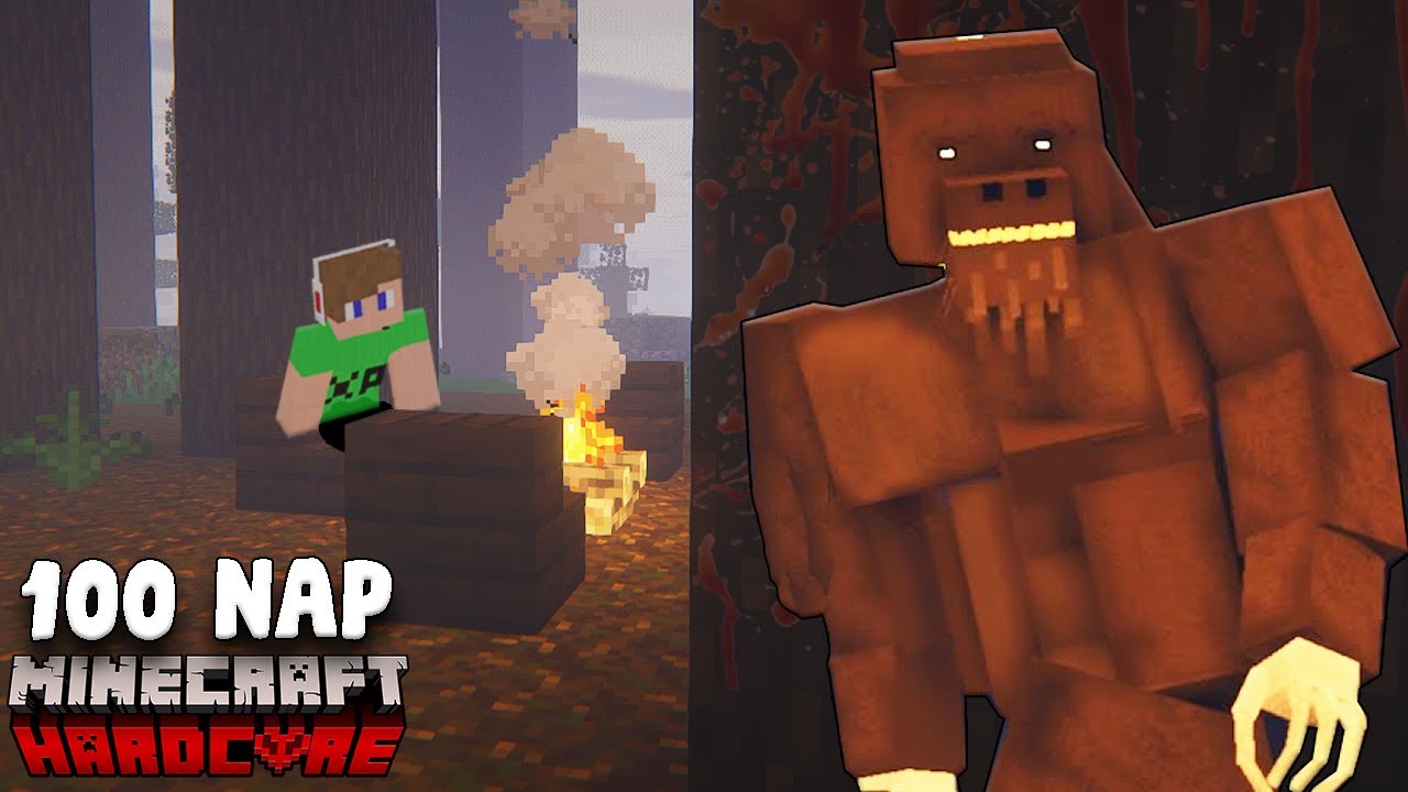 100 NAPIG VADÁSZTAM NAGYLÁBAT A MINECRAFT-BAN! 😱