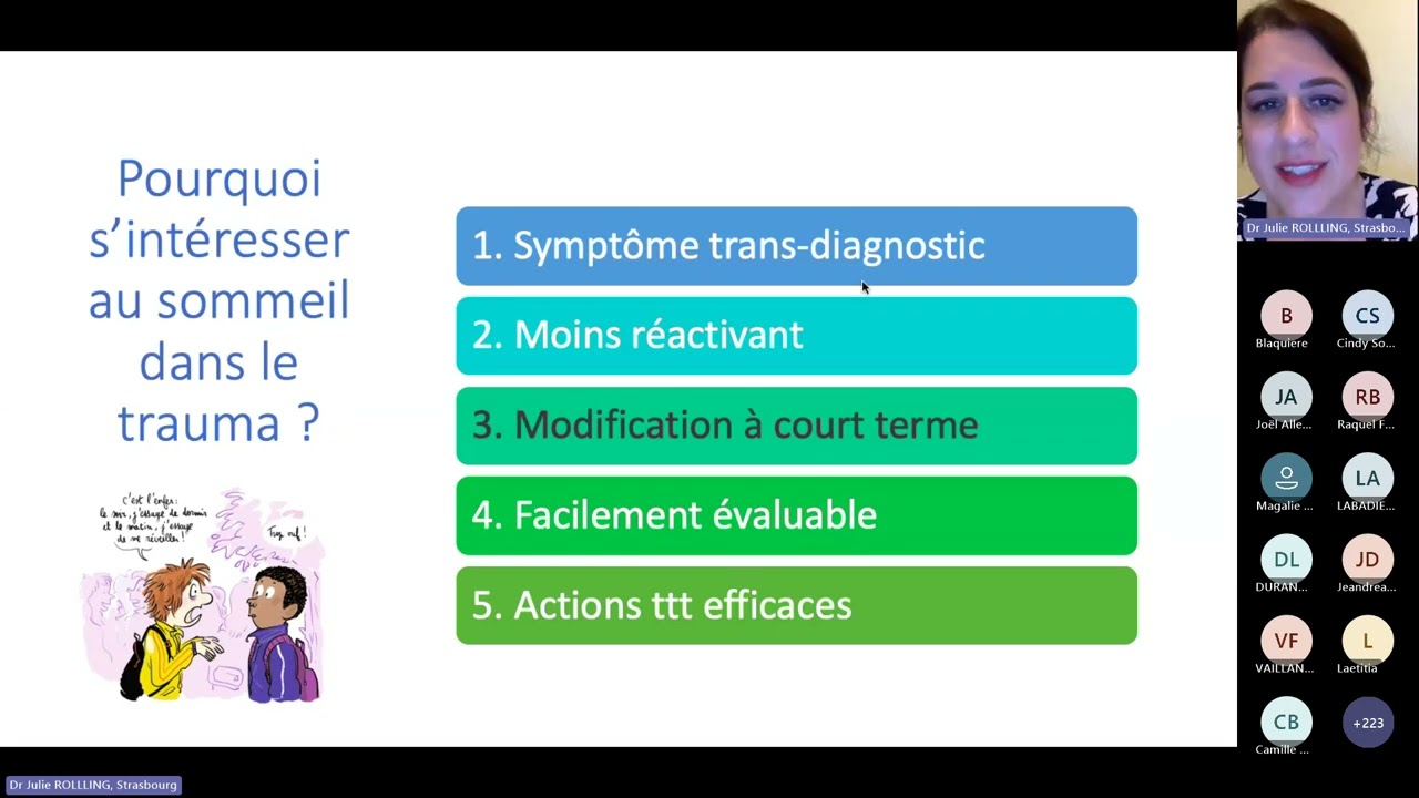 Webinaire CRP : Tout savoir sur la clinique et le traitement des cauchemars traumatiques