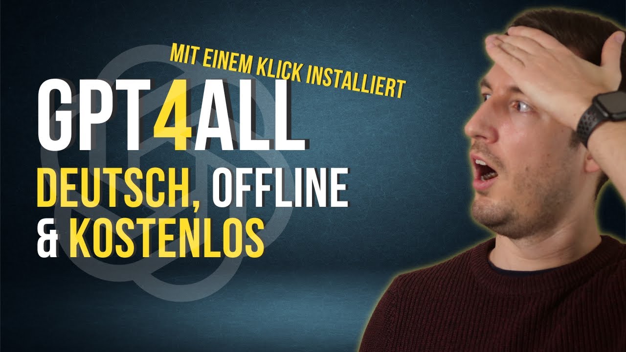 DIE BESTE CHATGPT ALTERNATIVE - Kostenloser Offline Chatbot für Windows und Mac mit GPT4All