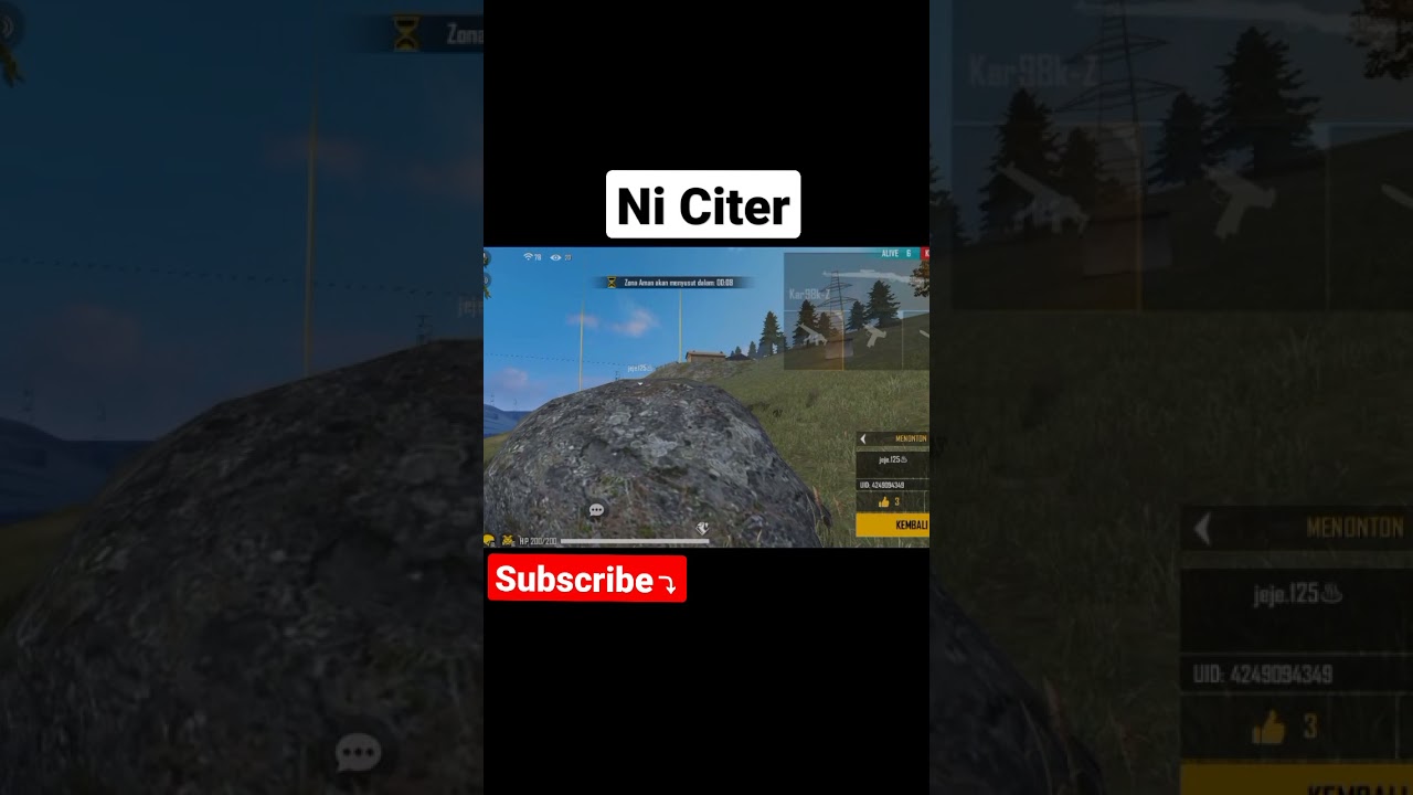 LIHATLAH KALAU GAK PERCAYA NI CITER🤣 #Shorts #freefire