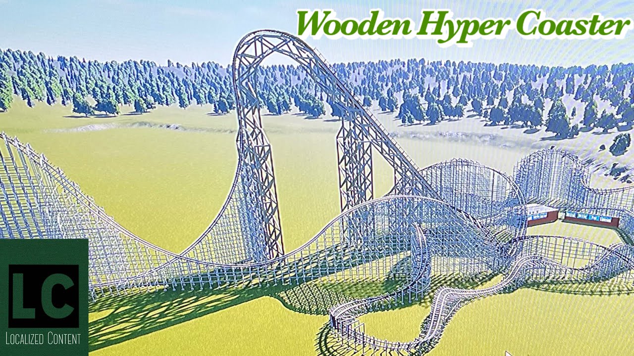 Modern Wooden Hyper Coaster - Gravity Group Concept