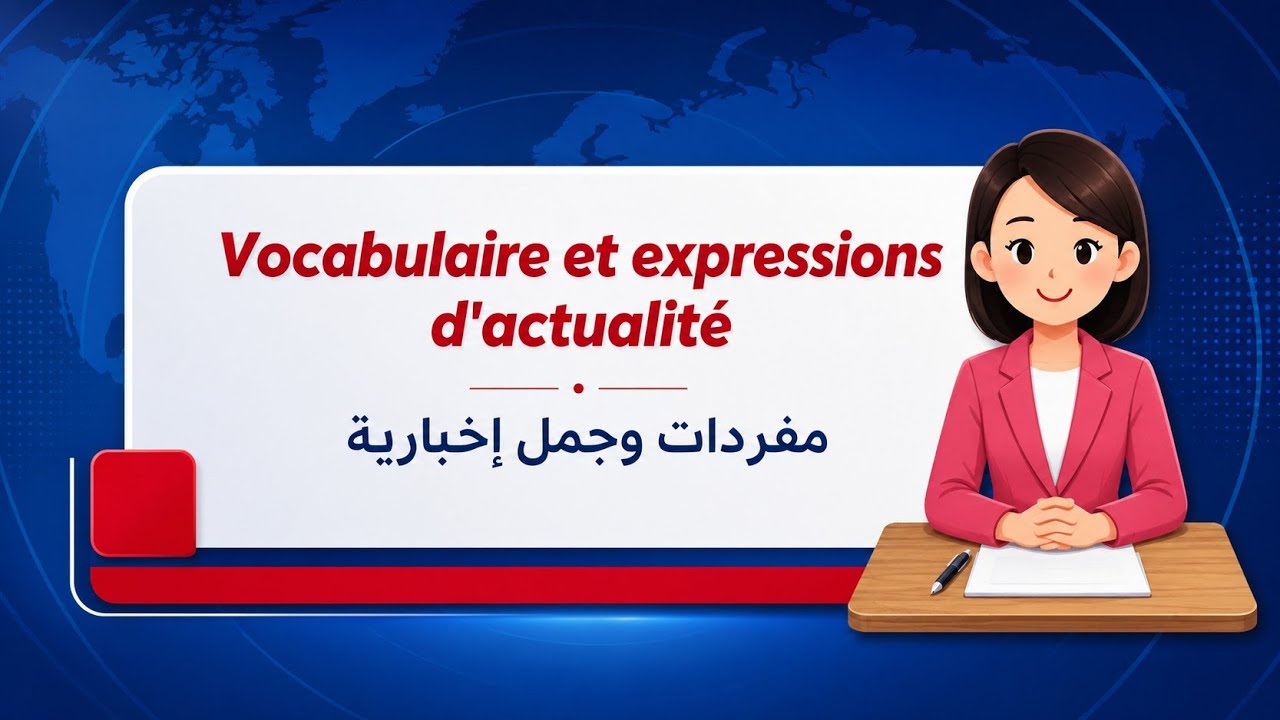 المصطلحات الإخبارية باللغة الفرنسية | تعلم #الفرنسية_بسهولة 