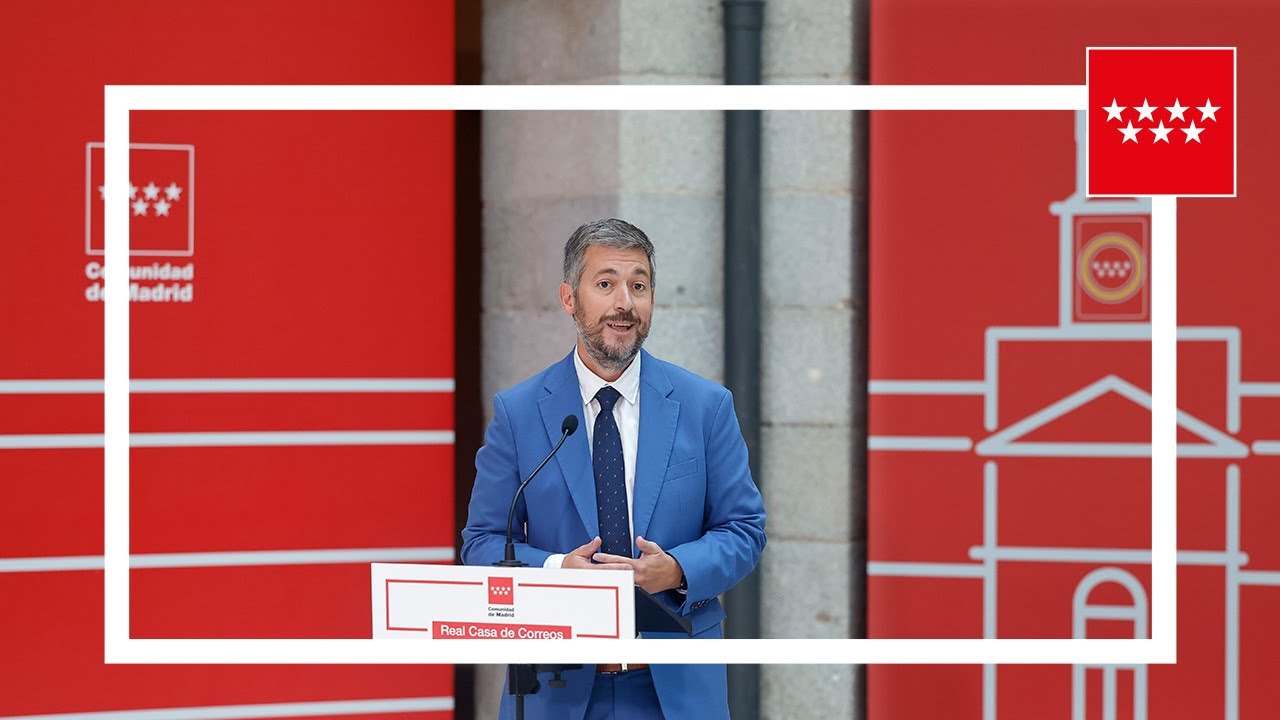 García Martín comparece tras la reunión de la presidenta Díaz Ayuso con la portavoz de Más Madrid