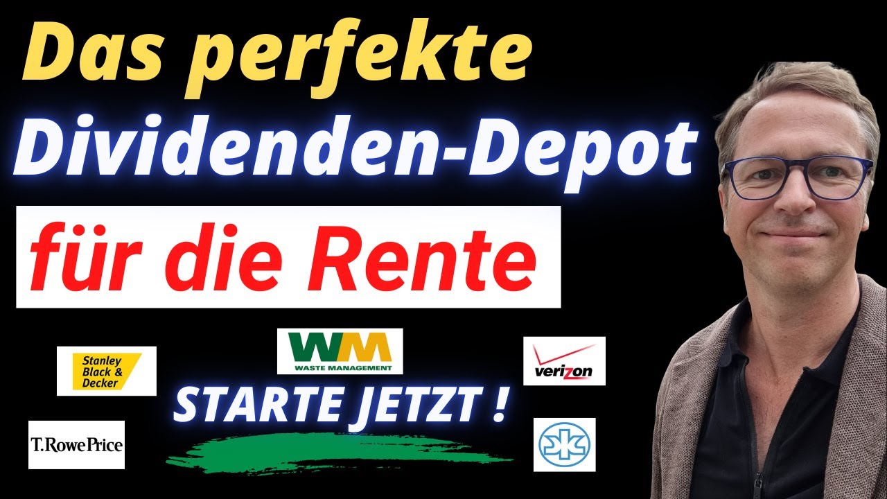 Das perfekte Dividenden Depot für die Rente | Mehr Geld im Ruhestand durch passives Einkommen