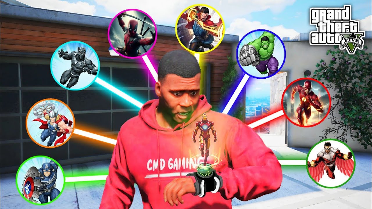 Franklin Trying Avengers New Watch To Become New Avenger In GTA 5 😱