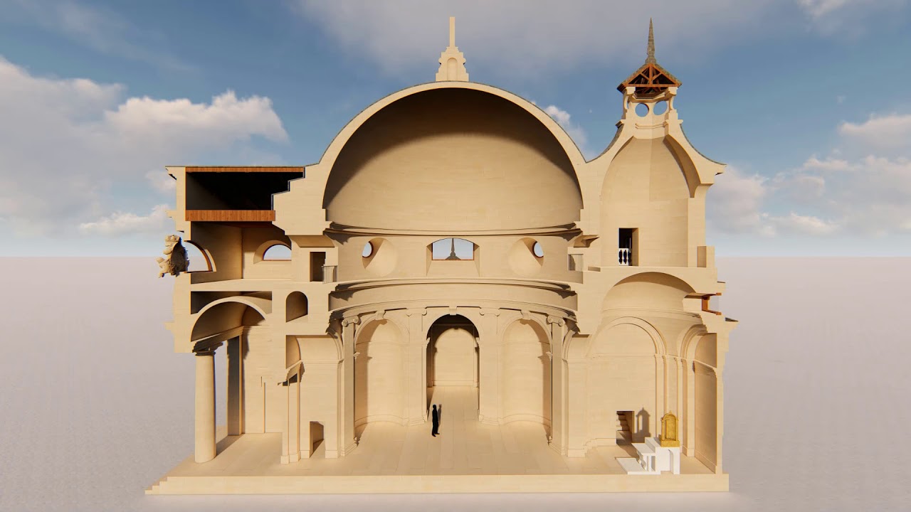Reconstrucción virtual del Real Sitio de La Isabela - Iglesia de Isidro González Velázquez