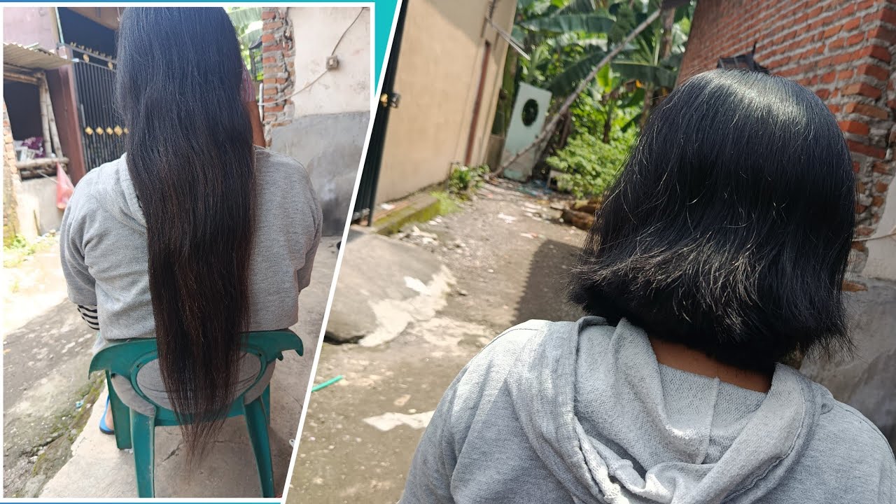 Potong rambut pendek sepundak