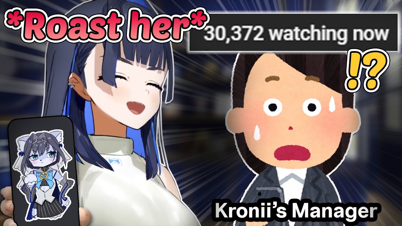 Kronii Exposed and Roasted Her Manager Kroma in Front of 30k People