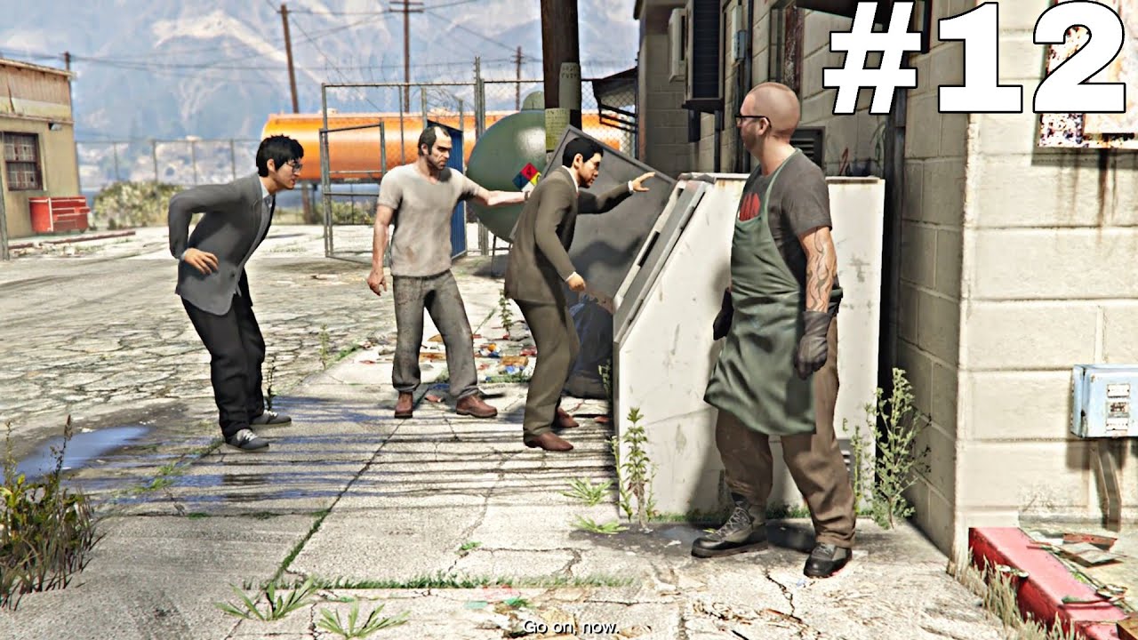 GTA V, 12th mission..Trevor Philips Industries in ( 4k )