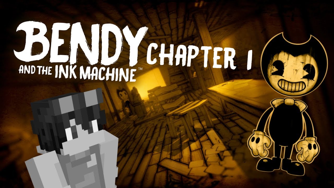 Starting beef with a Cardboard Cutout! | Bendy and the Ink Machine Part 1